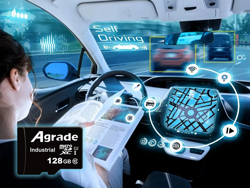 Agrade睿達工業級Micro <i style='color:red'>sd（tf）卡</i>為智能駕駛提供可靠的數據保證