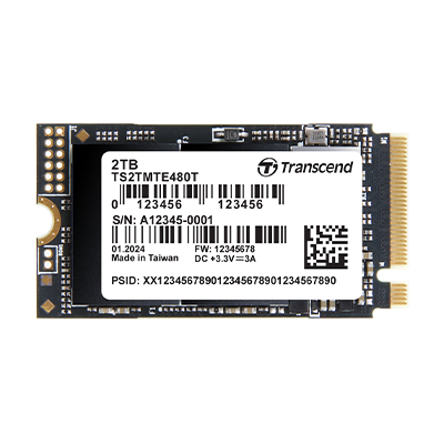 Transcend/創見 PCIe M.2 SSDs MTE480T & MTE480T-I